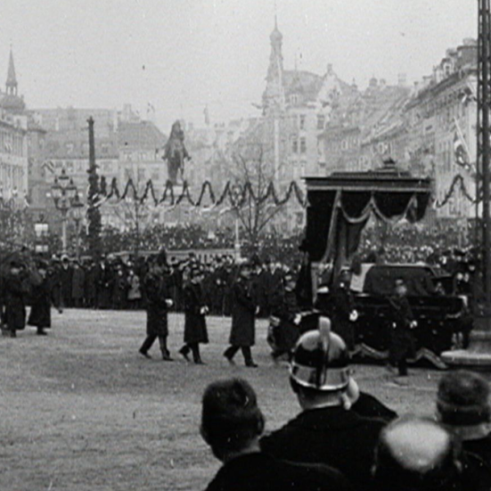 Kong Chr. IX's begravelse. Foto: Ole Olsen 1906