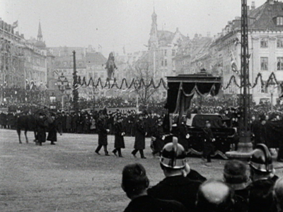 Kong Chr. IX's begravelse. Foto: Ole Olsen 1906